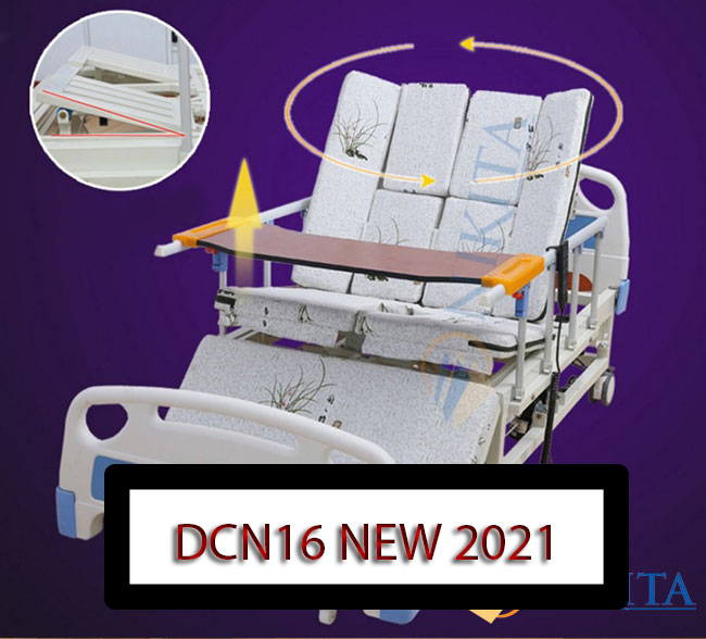 Giường bệnh tự động đa chức năng NKT-DCN16 New 2021