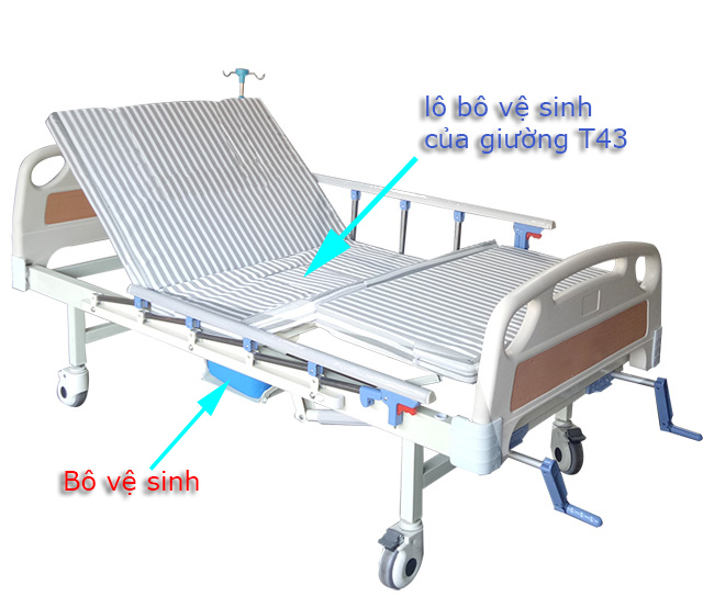 Sản phẩm giường bệnh 3 tay quay Lucass GB-3 được thiết kế như thế nào?