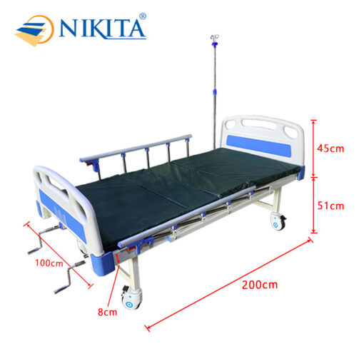 Giường bệnh nhân 2 tay quay NIKITA DCN02X